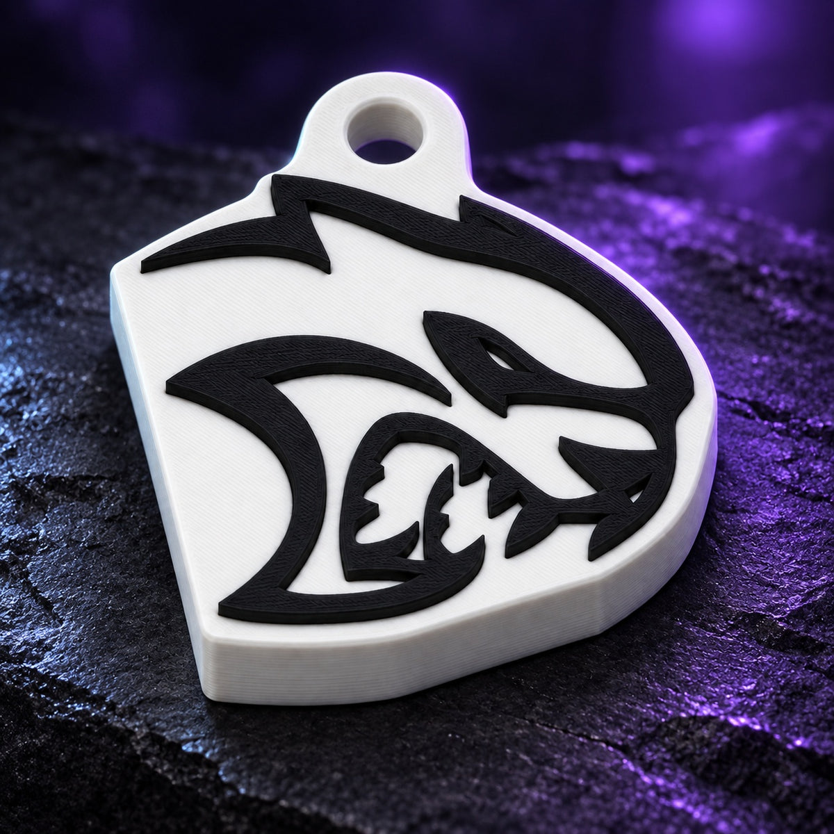 Hellcat Keychain
