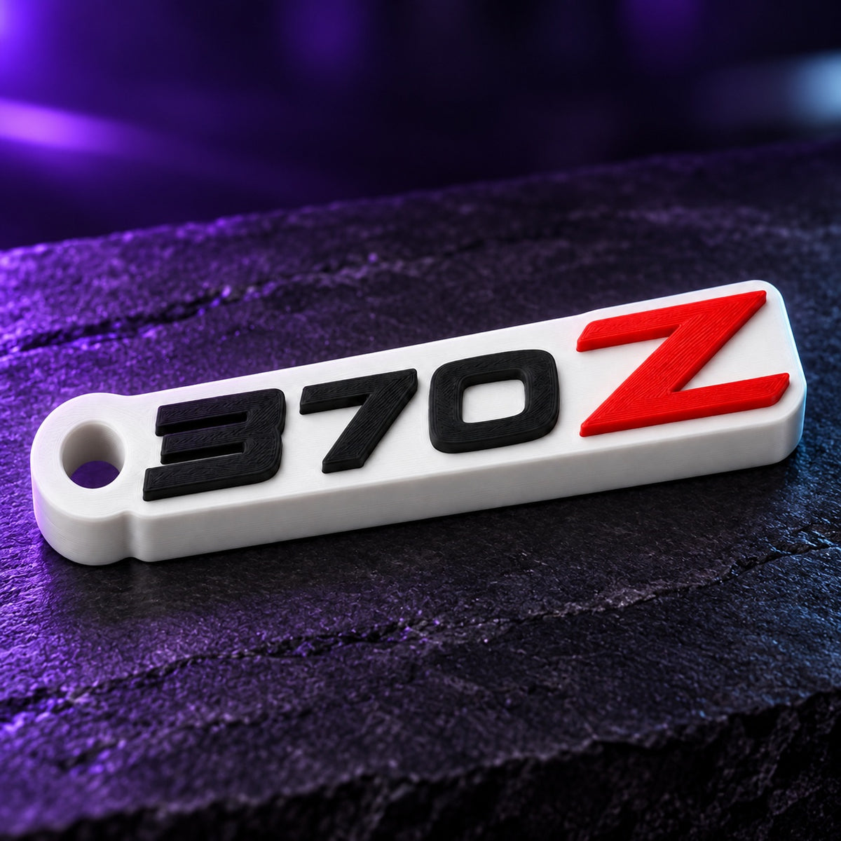 370Z-Inspired 3D-Printed PLA Keychain