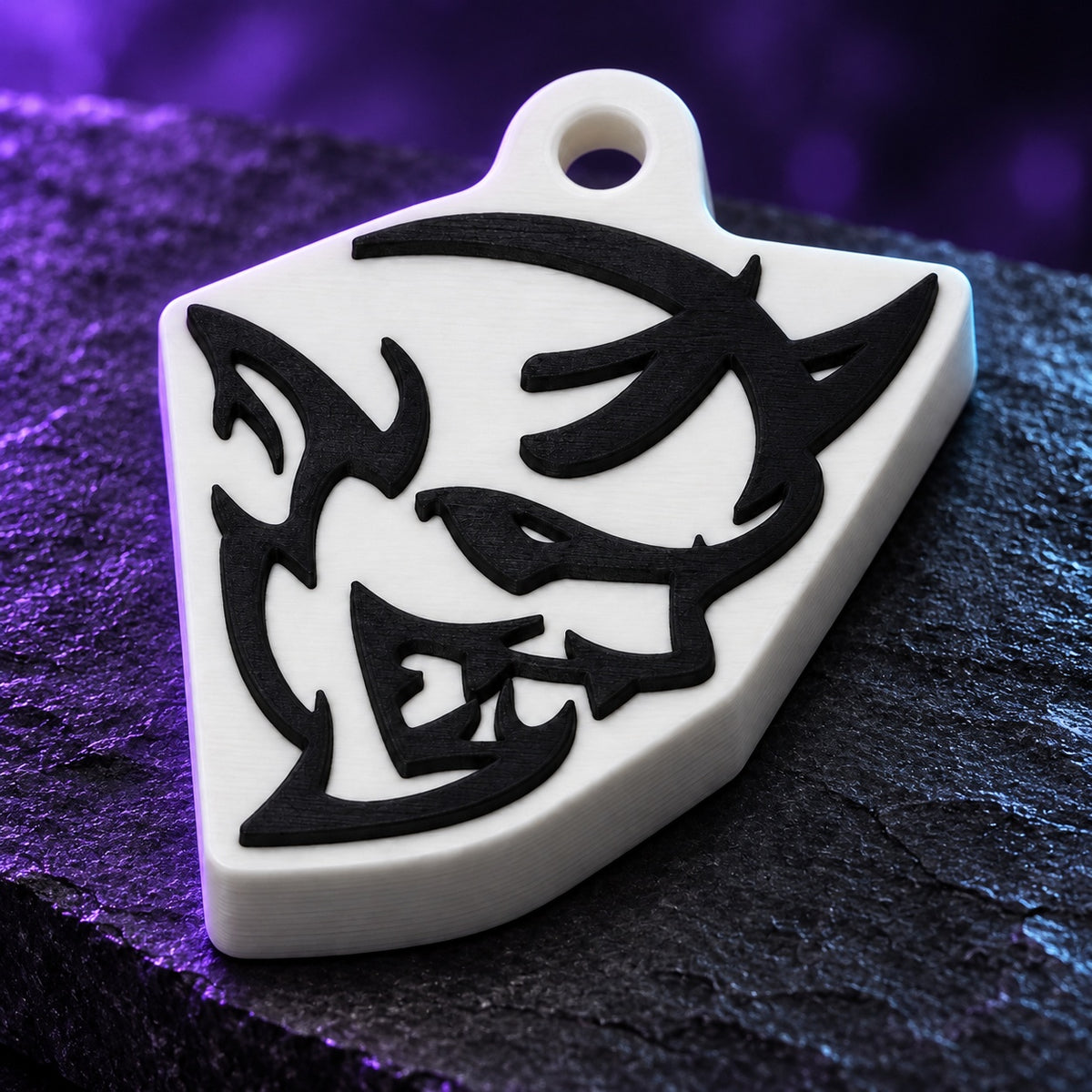 Hellcat Demon Keychain